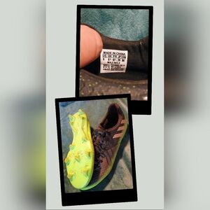 Adidas Messi Black and Neon Yellow Soccer Cleats